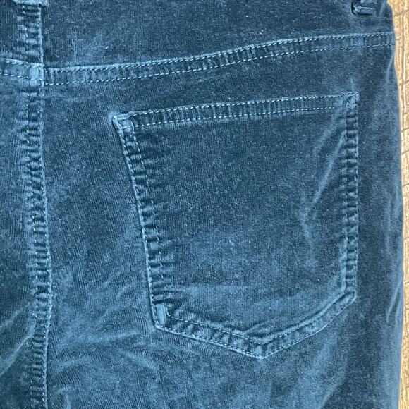Style & Co turquoise blue corduroy pants comfy stretch straight size women’s 12 - Picture 3 of 4